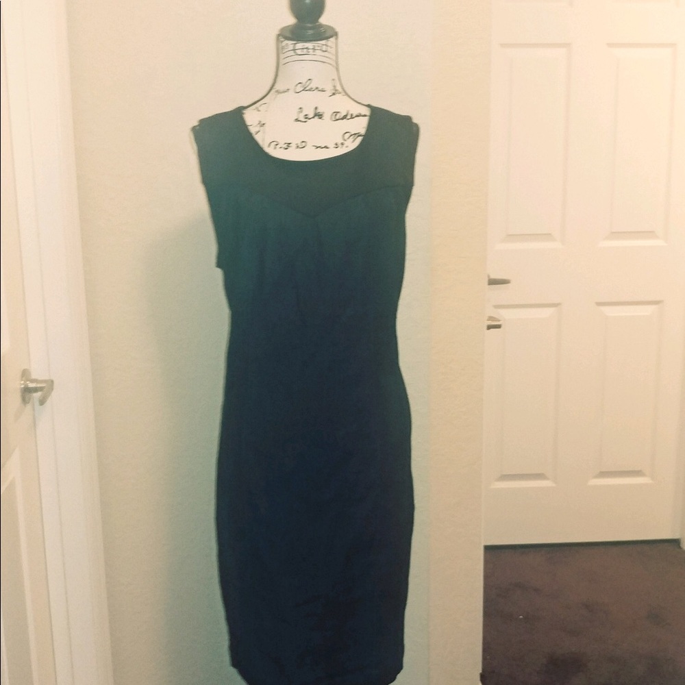 Lane Bryant Denim and Black Dress